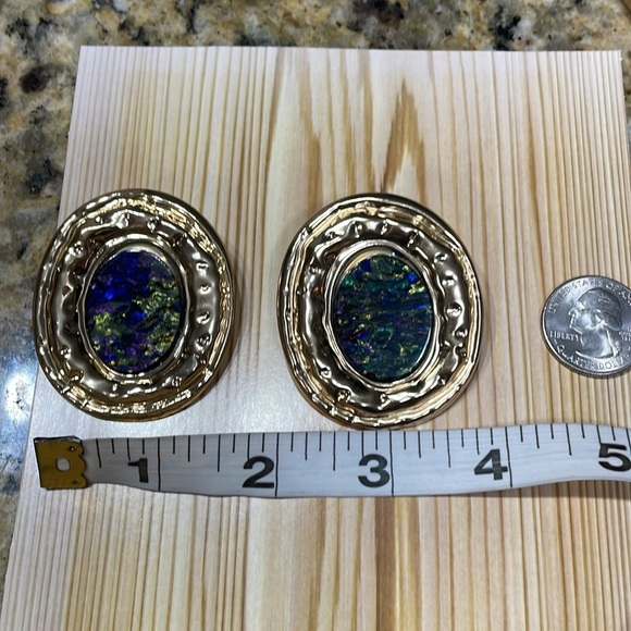 Round Statement Earrings - Picture 10 of 13